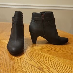 Women's Black Sam & Libby Ankle Boots, Size: 8